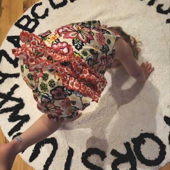 LaJenns Floral & Polkadot Bubble Romper - Picture 5 of 11